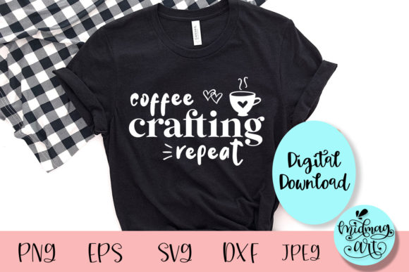 Coffee Crafting Repeat SVG: A Designer’s Stitch Test
