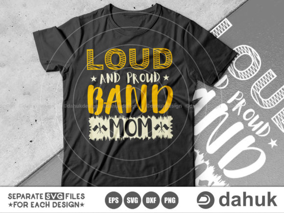 Loud and Proud Band Mom SVG: A Stitch Test