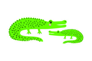 Mom and Baby Alligators: A Designer’s Stitch Review