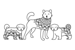 Mom and Baby Dogs: An Embroidery Design Review