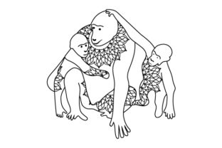 Mom and Baby Gorillas: A Heartfelt Embroidery Design for Real Projects