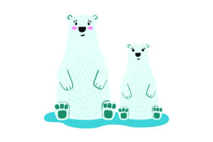 Mom and Baby Polar Bears: An Embroidery Design Review